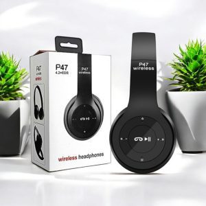 P47 Wireless Headphone Bluetooth with FM Radio