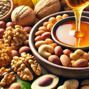 " Honeynut / মধুময় বাদাম মিক্স – স্বাস্থ্যকর ও প্রিমিয়াম মানের পুষ্টিকর খাবার"